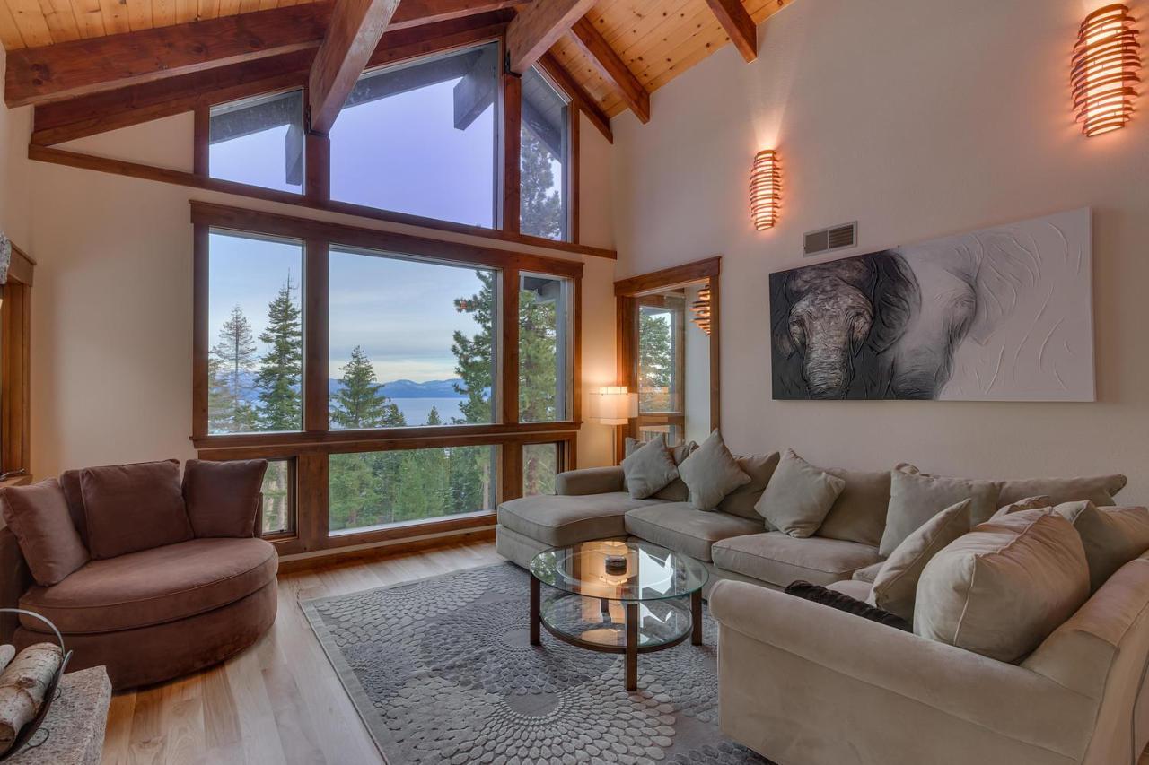 Kings Way Lake View - Spacious 4 Bedroom W Private Hot Tub, Pool Table! Tahoe Vista Bagian luar foto